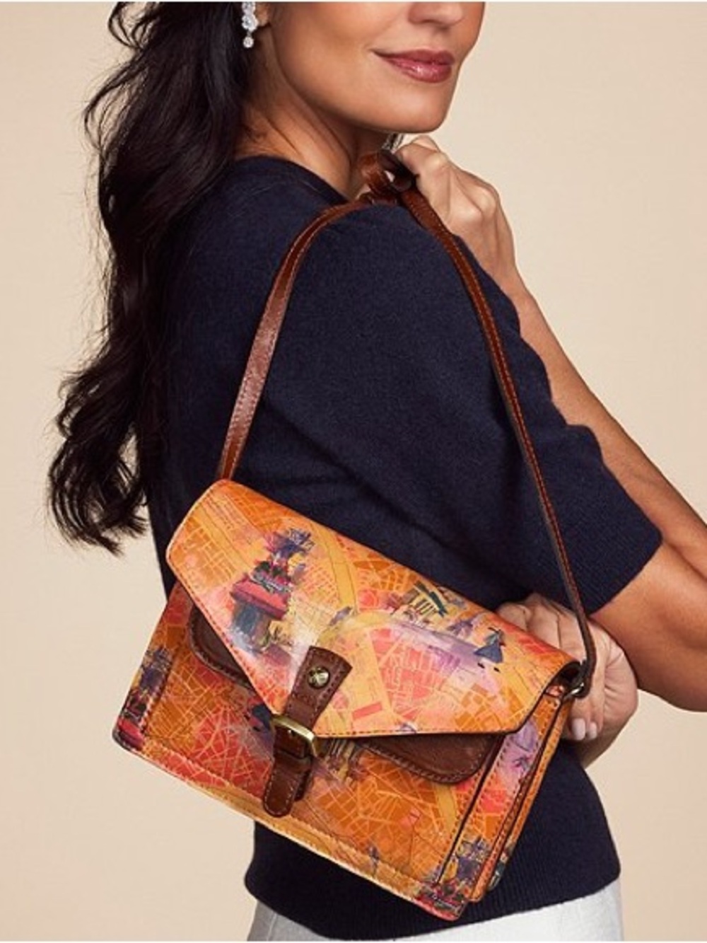 Patricia Nash Paris Maple Cassano Crossbody Bag